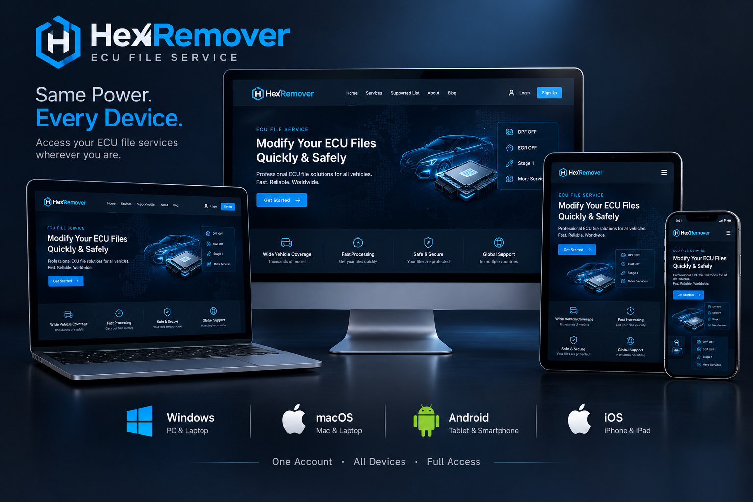Hexremover Pro Single Account – Works on Every Device